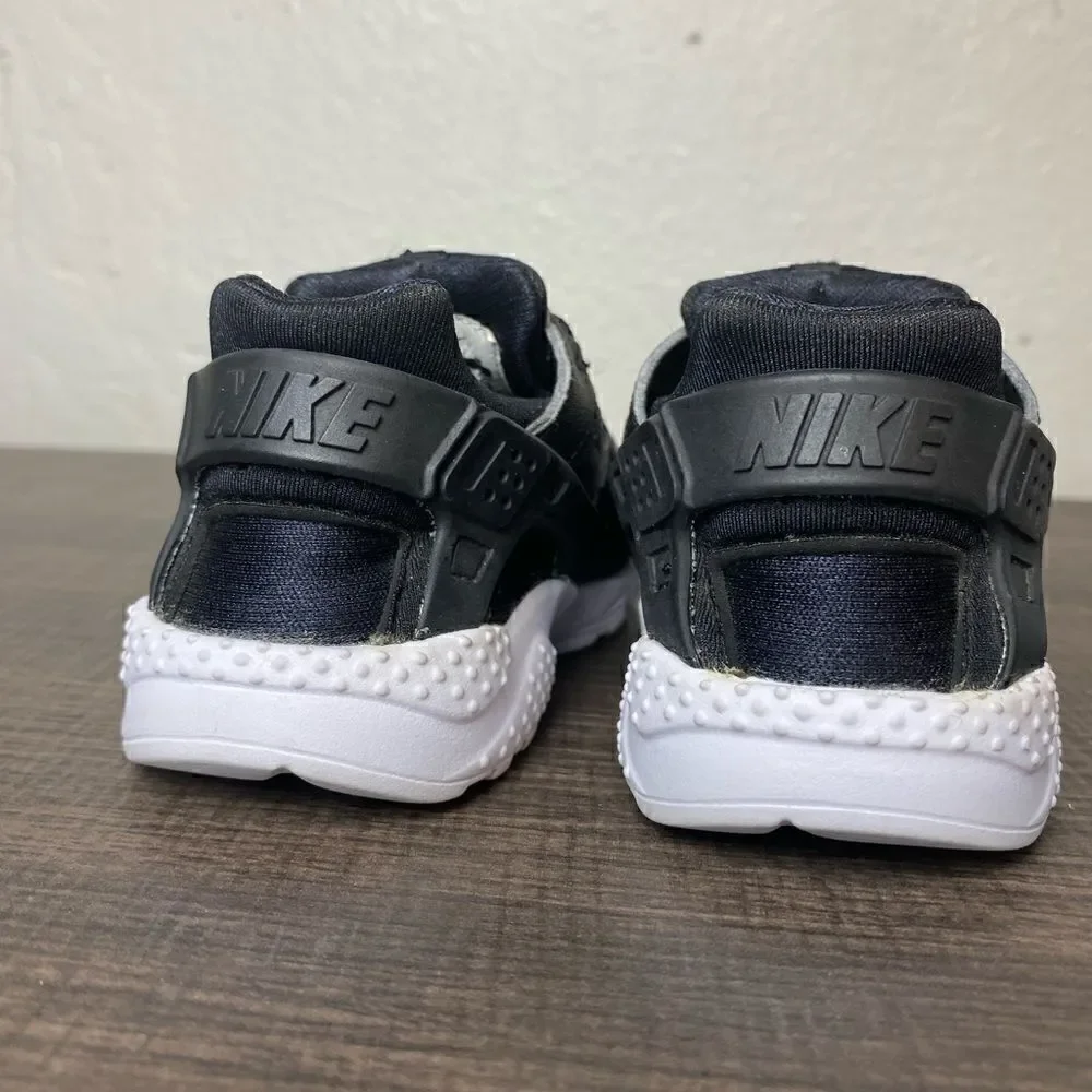 Toddler Nike Huaraches Run (TD) Black Sneakers, Size 7C #704950-011